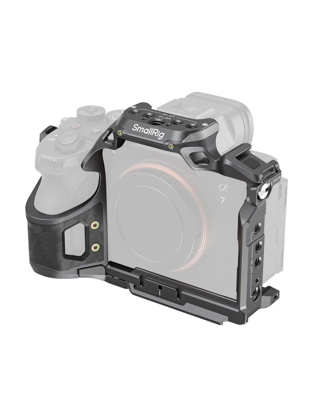SmallRig A7 V / A7R V / A7 IV Rhinoceros Cage for Sony Streamlined Design - 6029